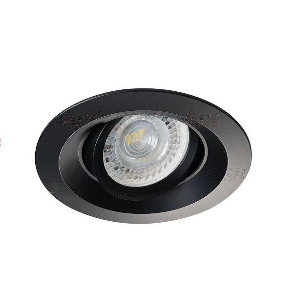 Faretto Incasso Rotondo Colie GU10 Nero
